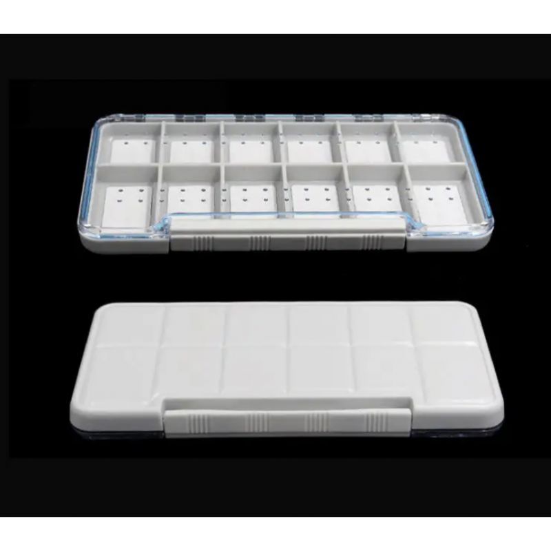 Boite a mouche magnétique étanche 12 cases Boite a mouche magnétique étanche 12 cases